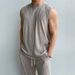 Men's Clothing Style Sports Waistcoat Vest Suit Men's Sleeveless T Shirt Men's Summer Fitness Vest Quick Drying Loose Basketball Vest T_viptrois.com