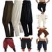 Pure European American Cross-Border Hot-Selling Men's Cotton And Linen Long Pants With Ankle Straps Medieval Viking_viptrois.com