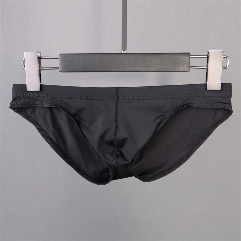 Pulse Cross-Border Men's Ultra-Thin U-Convex Dry Comfortable Briefs Breathable Ice Silk Underwear_viptrois.com