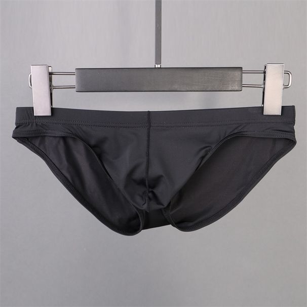 Pulse Cross-Border Men's Ultra-Thin U-Convex Dry Comfortable Briefs Breathable Ice Silk Underwear_viptrois.com