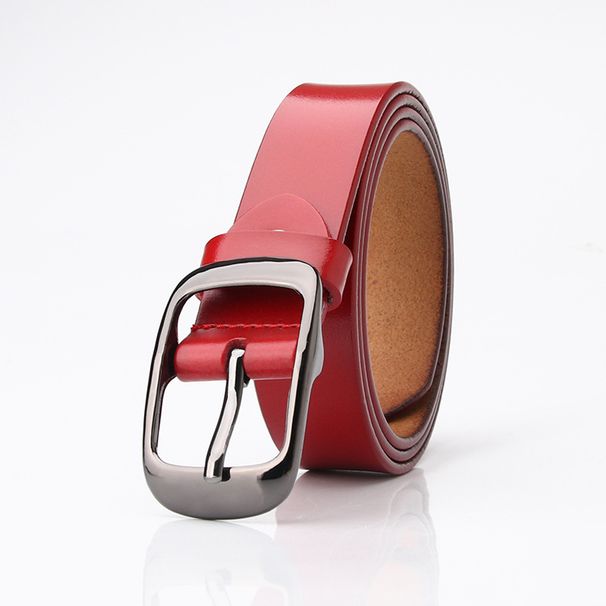 Best-selling women's genuine leather belt, made entirely of cowhide, simple and versatile women's trouser belt_viptrois.com