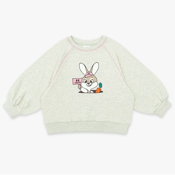 Spot Autumn New Products Ps Children's Korean Version Shirts For Small And Medium Children Cartoon Cute Bunny Print Pullover Sweatshirt_viptrois.com