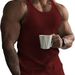 Men's Performance Workout Tank Top – Moisture-Wicking & Breathable Gym Vest (Striped & Solid Colors, Sizes M-5xl)_viptrois.com