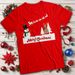 Mens And Womens Merry Christmas Reindeer Snowman Christmas T-Shirt Mens Womens Tees Top Tee #MC_viptrois.com