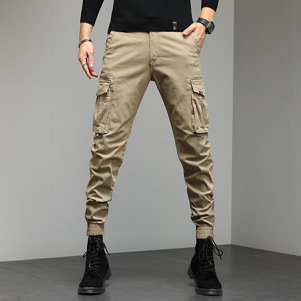 Men handsome everything with loose Harlan corset trousers casual men's trousers_viptrois.com