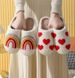 Cotton slippers winter autumn home with plush warm and dirty month shoes cartoon Halloween_viptrois.com