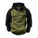Men's Zipper Workwear Pullover Hoodie, Sports Running Outdoor Winter Jacket Hoodie, Sweatshirt Long-sleeved Hoodie_viptrois.com