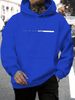 Men's Autumn And Winter Casual Fashion Loose Hooded Sweatshirt, Future Letter Pattern Printed Warm Long Sleeved Pullover_viptrois.com