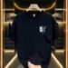 Trendy Brand Printed Short Summer 2024 New Half Sleeved Trendy Versatile Top For Men's Round Neck T-shirt_viptrois.com