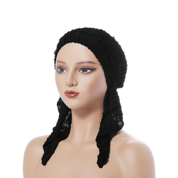 Solid Color Cowl Neck Pullover Hat – Curved Edge Design For Full Hair Coverage (Women's BaoTou Winter Beanie)_viptrois.com