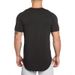Foreign Trade Wish Fitness Short-sleeved Men's Summer Sweat-absorbing Breathable Bottoming Shirt Top Men's Elastic Shoulder Sleeve T-shirt Cotton_viptrois.com