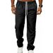 Men's Clothing Men's High Street Casual Loose Straight Leg Trousers Breathable Light Luxury Business Commuter Style_viptrois.com