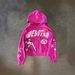 American Style Digital Print Hooded Sweatshirt For Women, Autumn Y2K Zipper Cardigan, Loose Casual Jacket New_viptrois.com