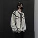 Unisex Knit Cardigan – Oversized Crochet Sweater With Chunky Cable Stitch (M/L/XL/2XL/3XL, Harajuku Streetwear, Polyester Blend, Wrinkle-Free)_viptrois.com