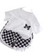 Summer Korean Children's Short Sleeved Suits For Boys, Casual T Shirts And Shorts, Two Piece Suits_viptrois.com