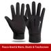 Winter Motorcycle Gloves – Windproof & Water-Resistant Fleece-Lined Riding Gloves With Touchscreen Fingertips_viptrois.com
