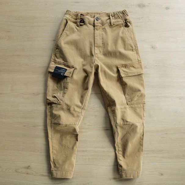 Multi-pocket Work Pants For Men, New Spring And Autumn Outdoor Loose Casual Men's Pants, Youth Work Pants, Long Pants_viptrois.com