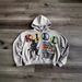 Personalized Creative Design White Loose Winter Thick 3D Pattern Unisex Cardigan Sweatshirt_viptrois.com