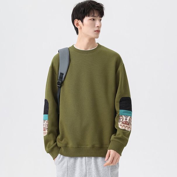Korean Version New Plus Size Hoodie Men's Spring And Autumn Long Sleeved Loose Fashion Brand Pullover, Bottom Layer 59C_viptrois.com