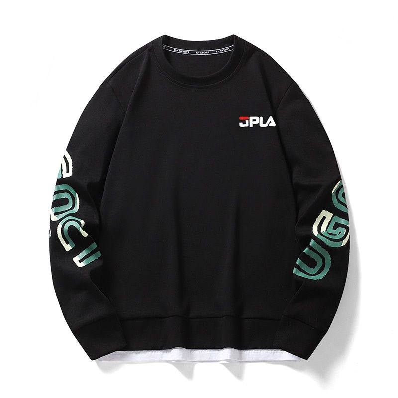 Loom Loom Spring Style Lazy Pullover Crew Neck Sweatshirt For Men Ins Trend European And American High Street Fashion Loose Plus_viptrois.com