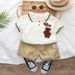 Mother&Kids Baby boys Summer T-shirt baby boys Breathable short sleeved shorts Summer baby clothes baby_viptrois.com