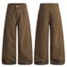 Men's Clothing & Archer0603 & American Retro Deconstructed Design Curved Blade Jeans Men's New Loose Casual Long Trousers Trendy_viptrois.com