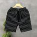 Men's Clothing Summer Men's Fashion Striped Shorts Men's Slim Fit Comfortable Breathable Outer Wear Casual Shorts_viptrois.com