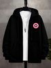 Autumn And Winter Men's Top Sweatshirt Loose And Comfortable Warm And Hooded Sweatshirt Men's ClothingMen'S Heavyweight Hoodie - Full-Zip Front Closur_viptrois.com