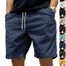 New Men's Casual Shorts - Versatile Lightweight Corduroy Shorts For Men, Summer Five-inch Pants_viptrois.com