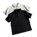 Men's American Retro Turquoise Heavyweight Short Sleeve T-Shirt Cleanfit Summer High-End Cool And Stylish Polo Shirt_viptrois.com