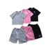 men's summer outfit 2piece set fashion casual short sve tshirt and shorts for teen boys you omfortable athletic streetwear_viptrois.com