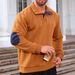 In 2025, The Most Popular Jacquard POLO Shirt For Men In Europe And America, Long-sleeved Patchwork Embroidered Pullover, Casual_viptrois.com