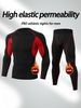 Men's Thermal Fleece Training Suit – Winter Sports Set For Running, Skiing & Gym (Black/Gray, XS-XXL)_viptrois.com