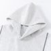 Men's Casual Hooded Sweatshirt With Patchwork Design - Cotton Blend Pullover For Autumn & Winter - Loose Fit Streetwear (Black, Grey White)_viptrois.com