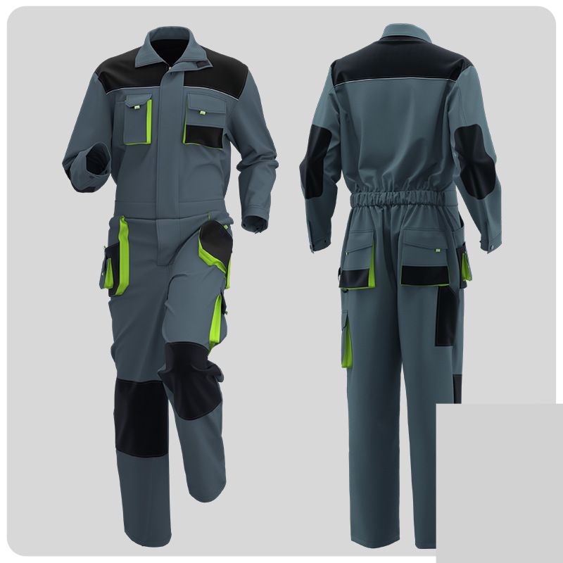 Men's Clothing Spring And Autumn Jumpsuits, Three Dimensional Large Pockets, Work Clothes, Pocket Work Clothes_viptrois.com