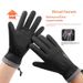 Cycling Gloves Ski Gloves Men's Winter Velvet Thickened Waterproof Touch Screen Non Slip Cycling Warm Gloves_viptrois.com