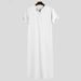 Men's Clothing Men's Shirt Zipper Muslim Robe_viptrois.com