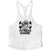 Foreign Trade Fitness Vest Men's Thin Shoulder Strap Training Clothes Summer Pure Cotton Bottoming Shirt American Loose I-shaped Back Muscle Men_viptrois.com