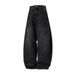 Split Structure Old Washed Jeans Men's Autumn New Retro Profile Scimitar Pants Loose Trendy Brand Long Pants_viptrois.com