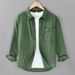 Autumn Pure Cotton Retro Corduroy Long Sleeved Shirt, Men's Trendy Versatile Casual Shirt, Men's Jacket_viptrois.com
