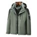 "Couple's 3-in-1 Waterproof Jacket – Detachable Fleece Liner, Winter Windproof Coat For Men & Women (7 Sizes, 7 Colors)"_viptrois.com
