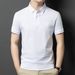 Short T-Shirt Men's 2025 Summer New Loose Middle-Aged Collar Polo Shirt Half Sleeved Casual Top_viptrois.com