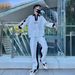 Men's Clothing Spring and autumn color matching casual sports suit for men style brand handsome fashion loose sweater pants two piece suit for men_viptrois.com