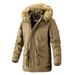 Autumn And Winter European And American Long Washed Jackets For Men With Fleece Casual Wear And Outerwear_viptrois.com