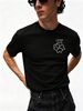 3 Pack Premium Men's Minimalist Line Clover LOVEW Letter Printed T-Shirt, Pure Cotton Crew Neck Casual Tee Luxury Summer Essential Black White Grey_viptrois.com