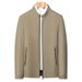 1 Executive Jacket Stand Collar Spring Autumn New Casual Middle-aged Elderly Dad's Business Coat Men's Style_viptrois.com