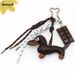 Bag Charm New Cartoon Personality Keychain Bag Pendant Series Dachshund Animal Shape Bag Pendant Decoration Wholesale_viptrois.com