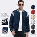Men's Fleece-Lined Baseball Jacket With Stand Collar – Streetwear Hybrid For Urban Athletes (Contrast Sleeve Panels & Zippered Pockets)_viptrois.com