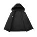 Padded-on Men's American Embroidery Down Cotton Loose Removable Hat Double-sided Wearing Hooded Padded Jacket Men_viptrois.com