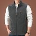 Men's Fleece Vest Jacket – Slim Fit Zip-Up Vest (Polyester Thermal Lining, All-Season Layering, M-5XL, Business Casual To Outdoor)_viptrois.com